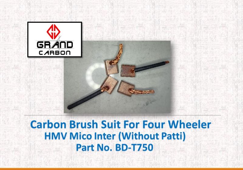 Self Starter Carbon Brush Suitable For HMV Mico Inter (Without Patti)