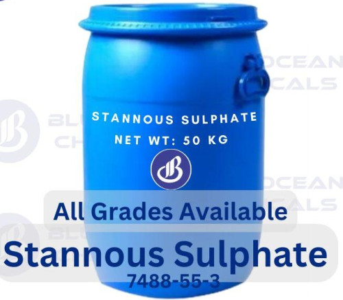 Stannous Sulphate, CAS No. : 7488-55-3