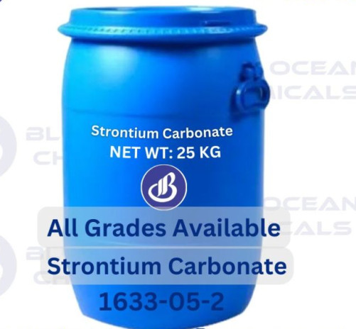 Strontium Carbonate, CAS No. : 1633-05-2