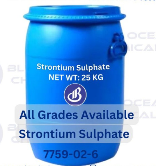 Blue Ocean Chemicals Strontium Sulphate, Packing Type : HDPE DRM