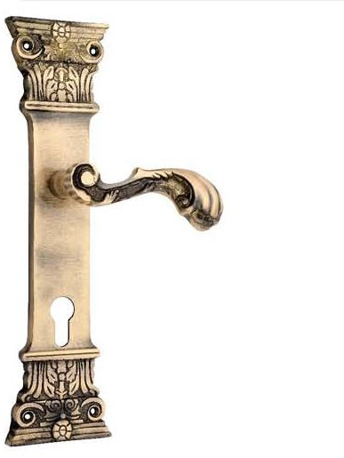 Krone Antique Finish Beffle Brass Mortise Handle