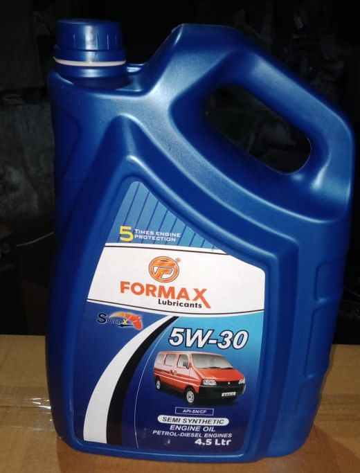 Formax 5W30 Engine Oil, Packaging Type : Plastic Can