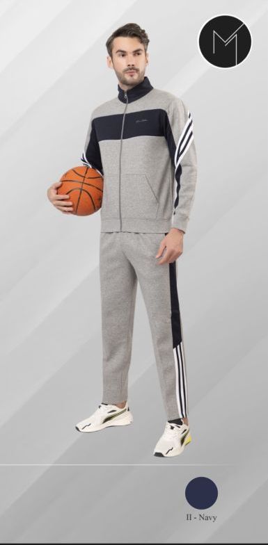 Mens Running Tracksuit, Fabric material : Cotton