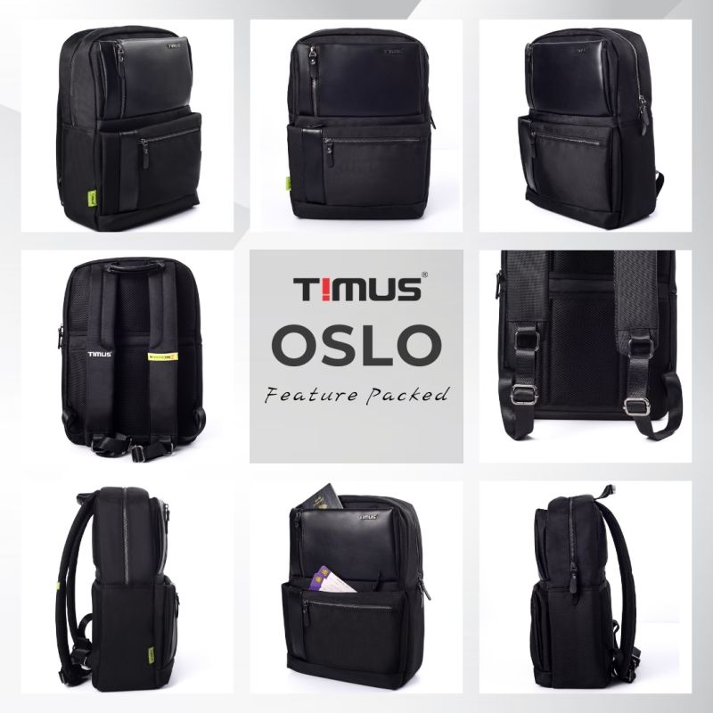 Timus Oslo 22Liters Smart Tech Water Repellent Anti-Theft 15.6 Inch Laptop Backpack