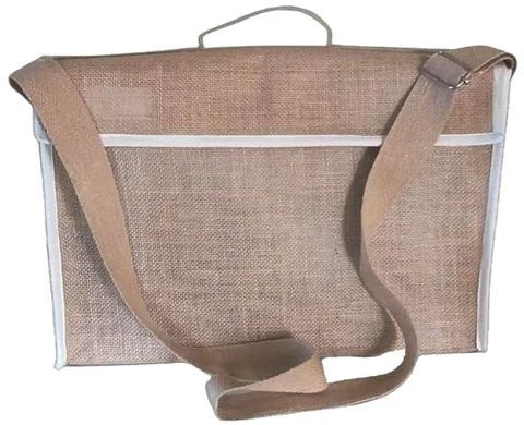 Plain Canvas Jute Laptop Bag, Capacity : 4 Kg