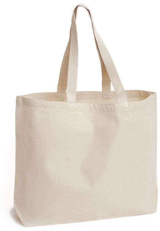 Plain Canvas Tote Bag for Grocery