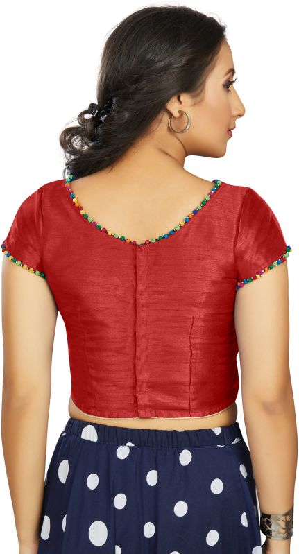 AF2857 Ladies Fancy Red Blouse