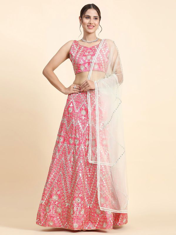 AF5084 Ladies Pink Fancy Lehenga Choli