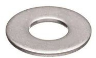 Carbon Steel Flat Washer, Shape : Round