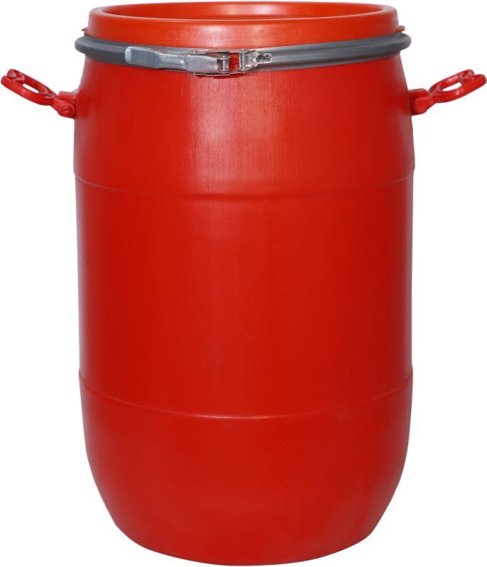 Red Plastic Drum