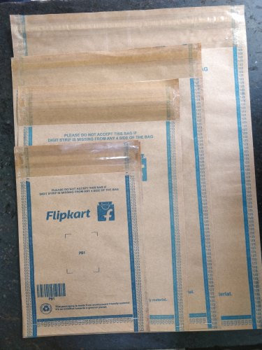 Printed Flipkart Paper Courier Bag For Delivery