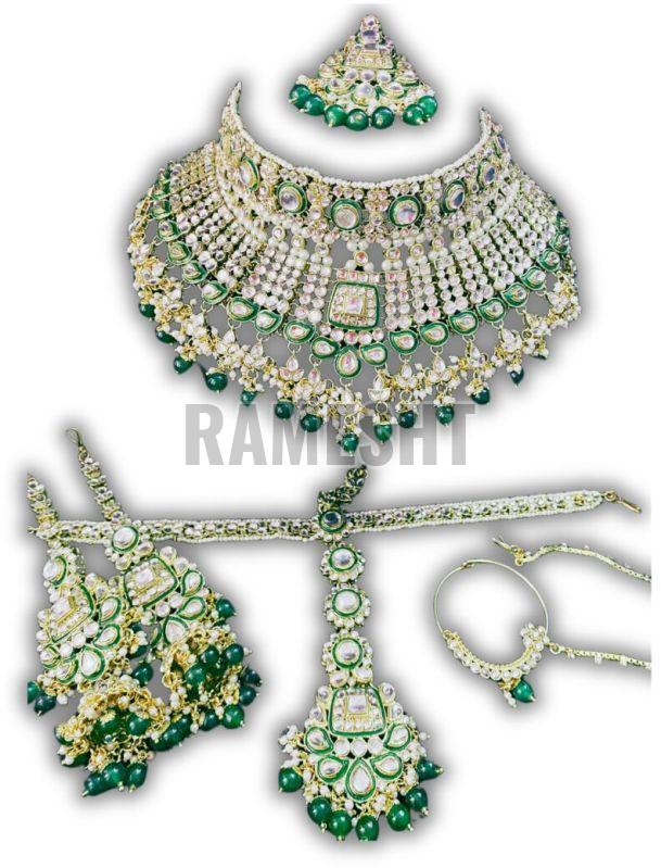 Rffx102brdjl1stdgrn Bridal Jewelry Set