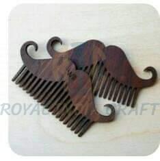 Wood Hair Comb, Technics : Machine Made