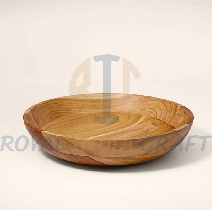 Wooden Round Bowls