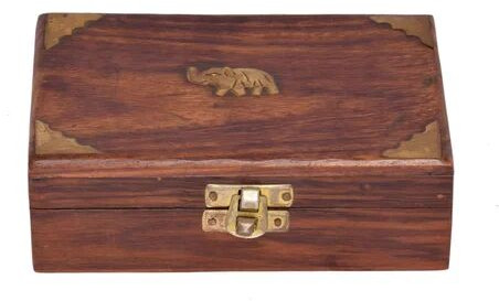 Designer Wooden Jewellery Box, Shape : Rectangular