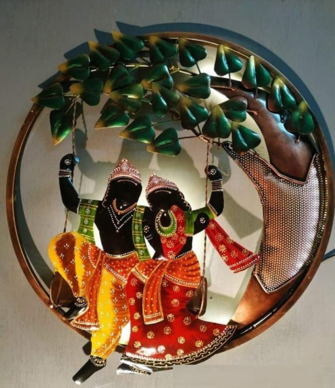 Radha Krishna Decorative Wall Art for Gifting