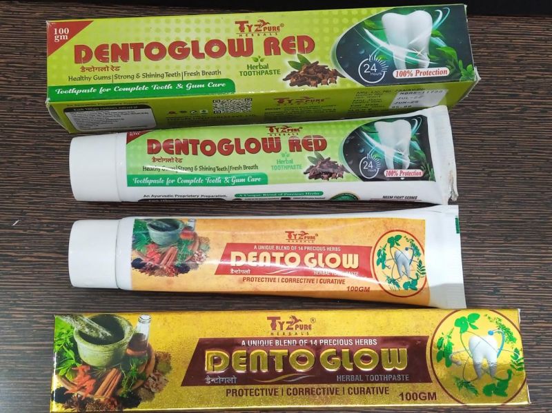 Tyz Pure Dentoglow Red Toothpaste For Teeth Cleaning