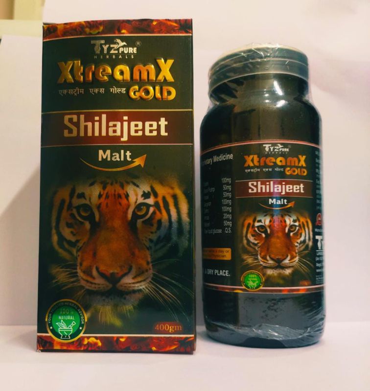 Tyzpure Herbals XtreamX Gold Shilajeet Malt, Packaging Type : Plastic Bottle