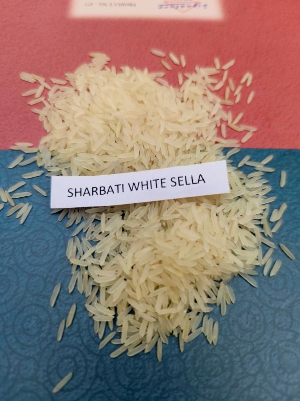 Sharbati White Sella Basmati Rice, Variety : Long Grain