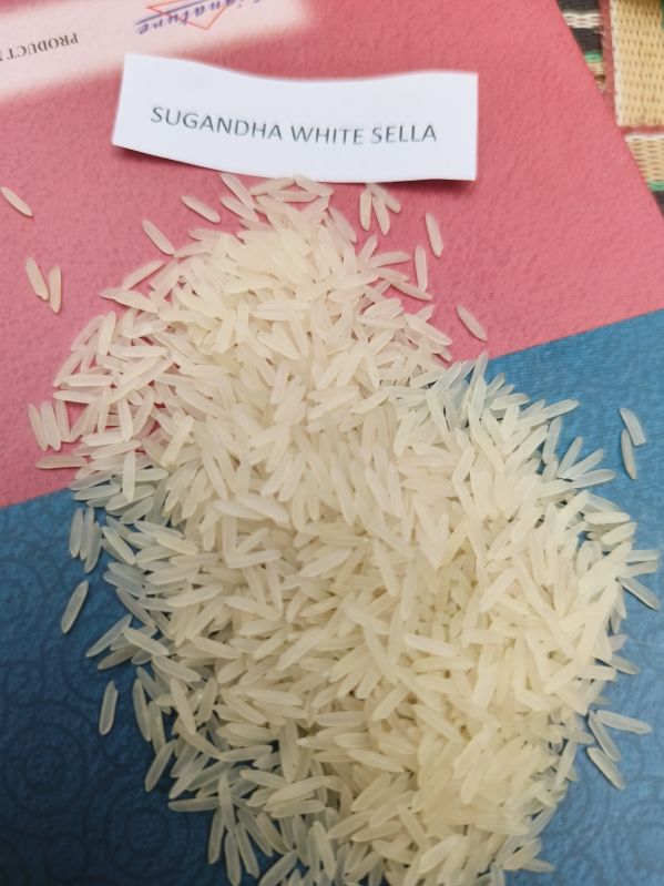 Sugandha White Sella Basmati Rice, Variety : Long Grain