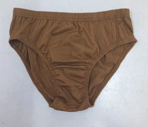 Ladies Brown Plain Cotton Panties