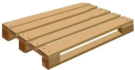 Rectangular Wooden Pallet for Industrial Use