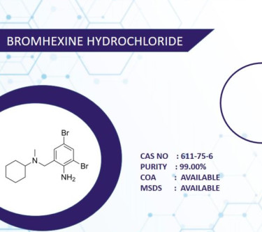 Bromhexine Hydrochloride, CAS No. : 611-75-6