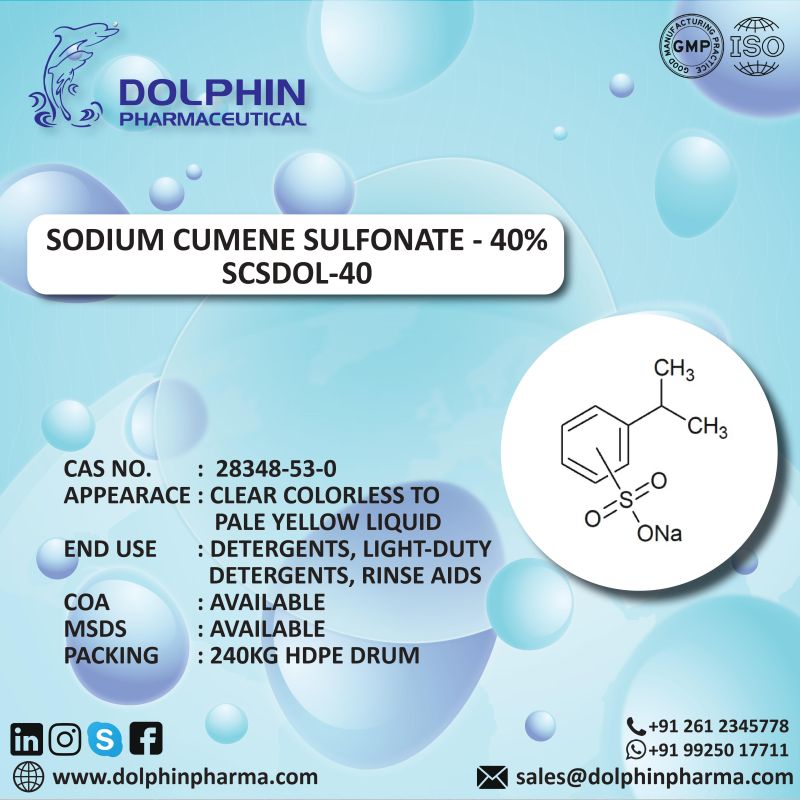 Sodium Cumene Sulfonate - 40%