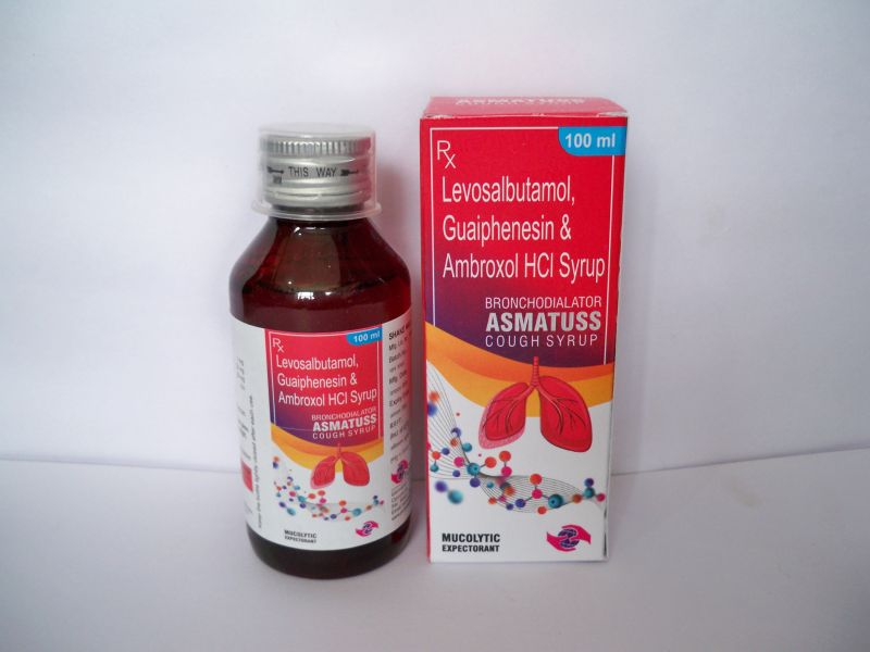 Levosalbutamol Sulphate Ambroxol Hydrochloride Guaiphenesin Syrup