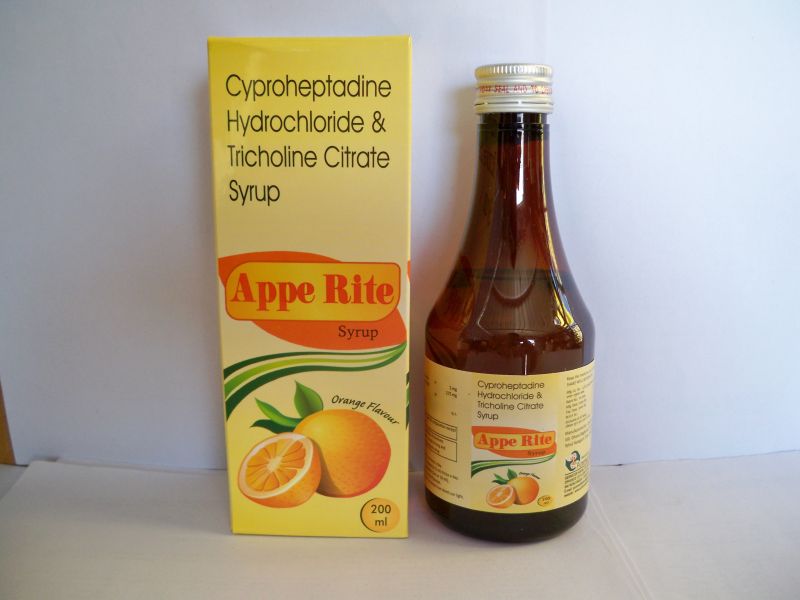 Cyproheptadine Hci Tricholin Citrate Syrup