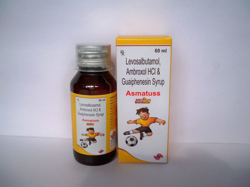 Levosalbutamol Sulphate Ambroxol Hydrochloride Guaiphenesin Syrup