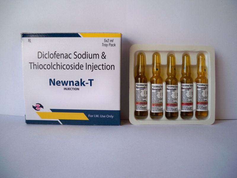 Diclofenac Sodium and Thiocolchicoride Injection