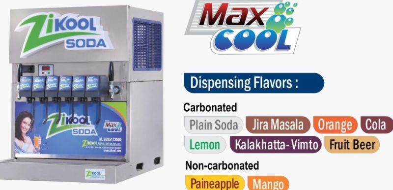 Max Cool 6+2 Deluxe Soda Fountain Machine