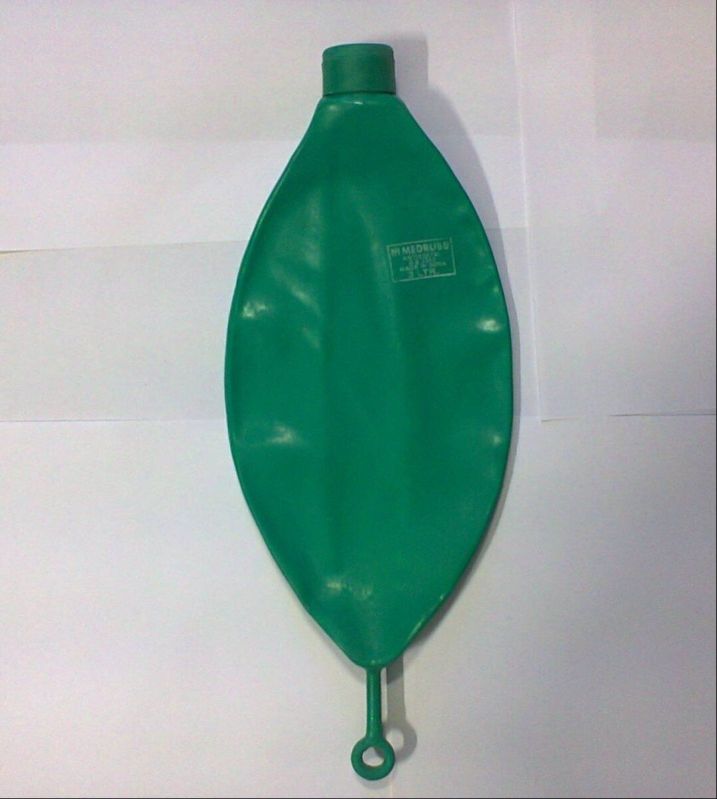 Green Rubber Rebreathing Bag For Hospital Green and Black Rubber Anesthesia Rebreathing Bag