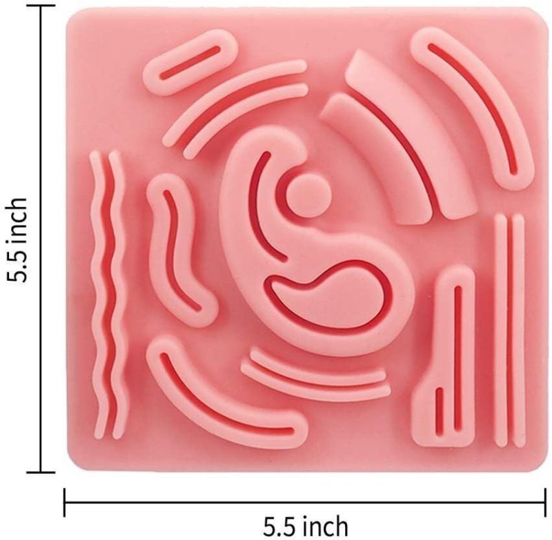 Silicon Suture Pad Endotrainer Pad For Suture Training