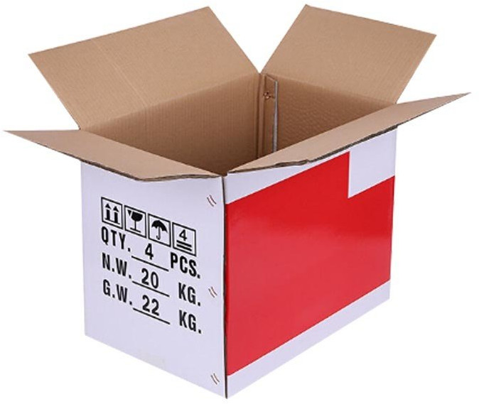 Paper Board Printed Laminated Duplex Box for Shipping, Food Products Packaging