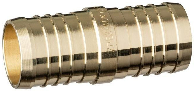 Polished Male Brass PEX Coupling for Fitting Use