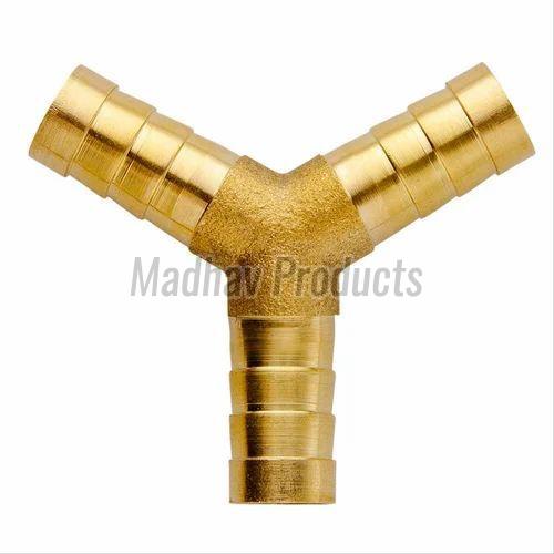 Brass Tee Joint Nipple For Hose