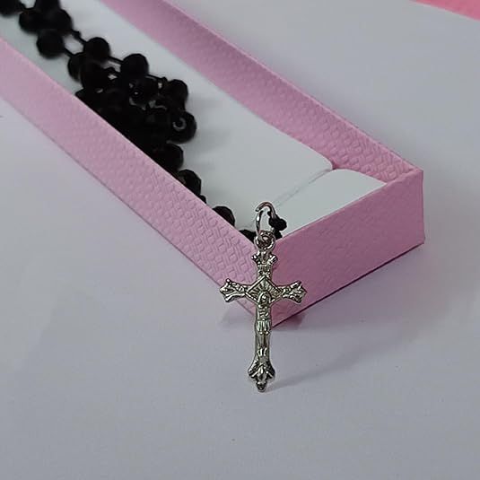 Santarms Rosary Beads With Cross Necklace