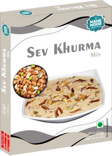 Mahe Noor 100gm Sev Khurma Mix, Taste : Sweet