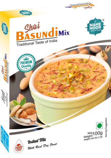 Mahe Noor 100gm Shahi Basundi Mix, Taste : Sweet