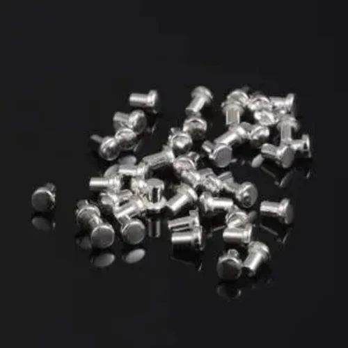 Polished Silver Trimetal Electrical Contact Rivet for Fittngs Use