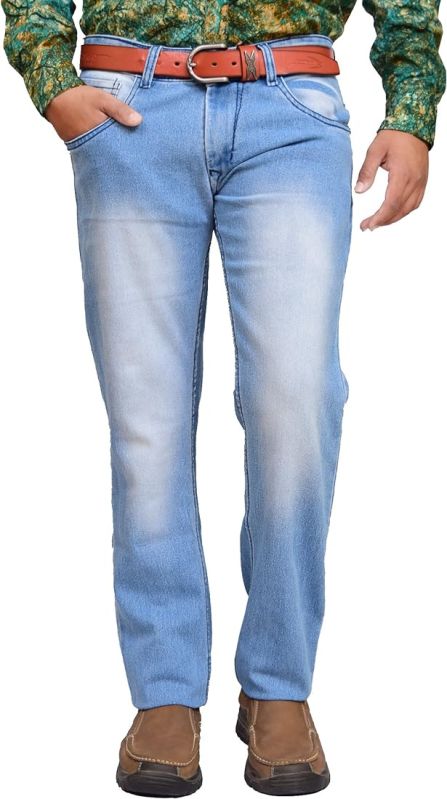 Denim Mens Faded Jeans, Length : 41-42 Inch