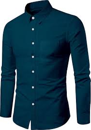 Plain Cotton Polyester Mens Formal Shirts, Technics : Machine Made