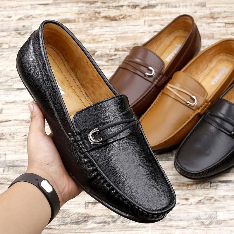 Leather Rexine Mens Loafer Shoes