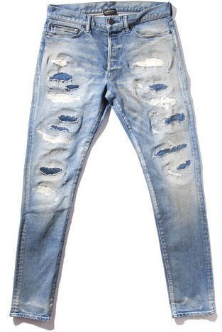 Mens Rugged Jeans, Technics : Machine Made