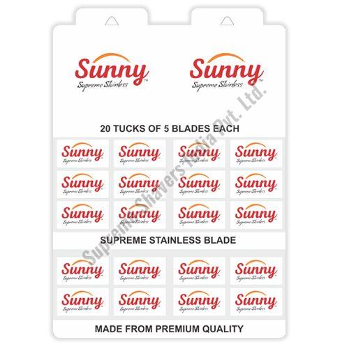 Sunny Stainless Steel Razor Blades For Hair Cutting, Shaving at Rs ...