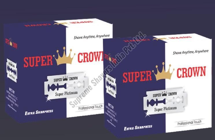 Super Crown Stainless Steel Razor Blades