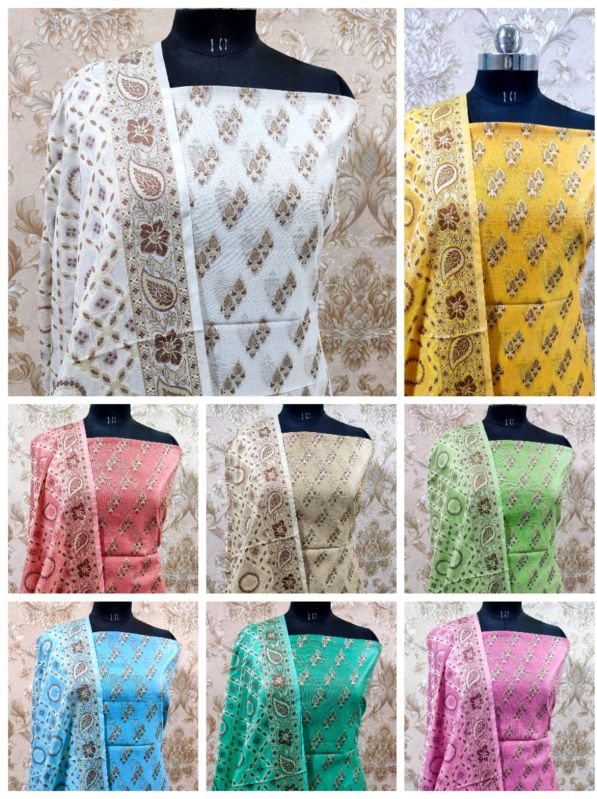 Banarasi Cotton Suit 3 Piece