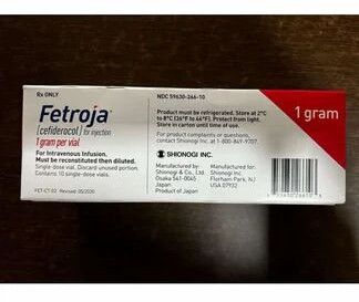 Fetroja (Cefiderocol) Injection